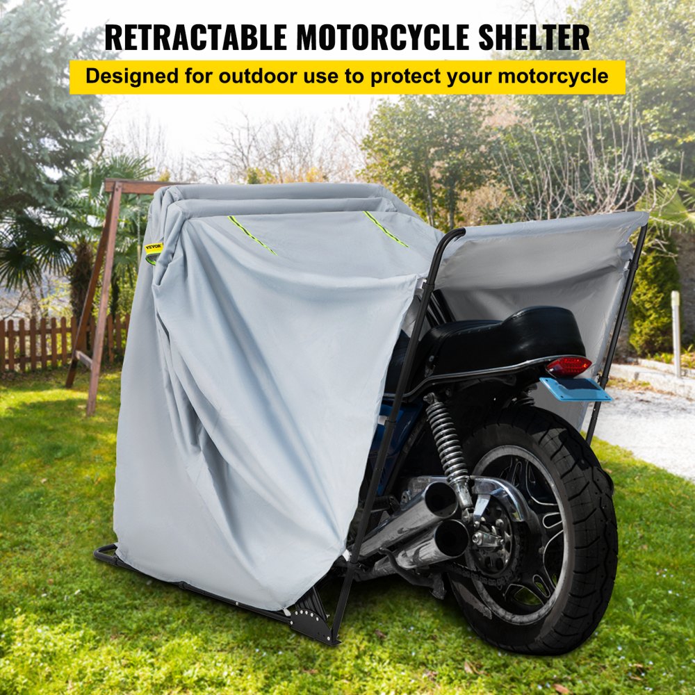VEVOR motorcycle shelter motorcycle storage shelter waterproof cover for shed motorbike cover waterproof outdoor Motorcycle Shelter Storage Cover Garage
