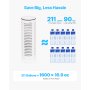 Water Filter Pitcher 6 Cup Glass Water Filtration Pitcher 211 Gallons No BPA