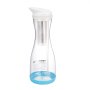 VEVOR Water Filter Pitcher, 6 Cup Glass Water Filter Dispenser, Fast & Compact Fridge-friendly Water Filtration System, No BPA, Lasts 3 Months or 211 Gallons, Reduces Chlorine, Rust, Odors, PFOA/PFOS