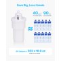 Water Filter Pitcher 9 Cup 5-stage Water Filter Dispenser 40 Gallons No BPA