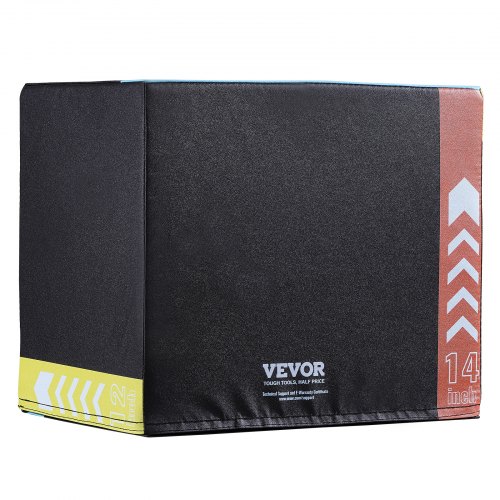 SPORTNOW 3-in-1 houten plyometrische doos voor springtraining, antislip en zonder hoeken, plyo box voor fitnessoefeningen thuis en buitentraining, zwart SPORTNOW 3-in-1 houten plyometrische doos voor springtraining, antislip en zonder hoeken, plyo box voor fitnessoefeningen thuis en buitentraining, zwart