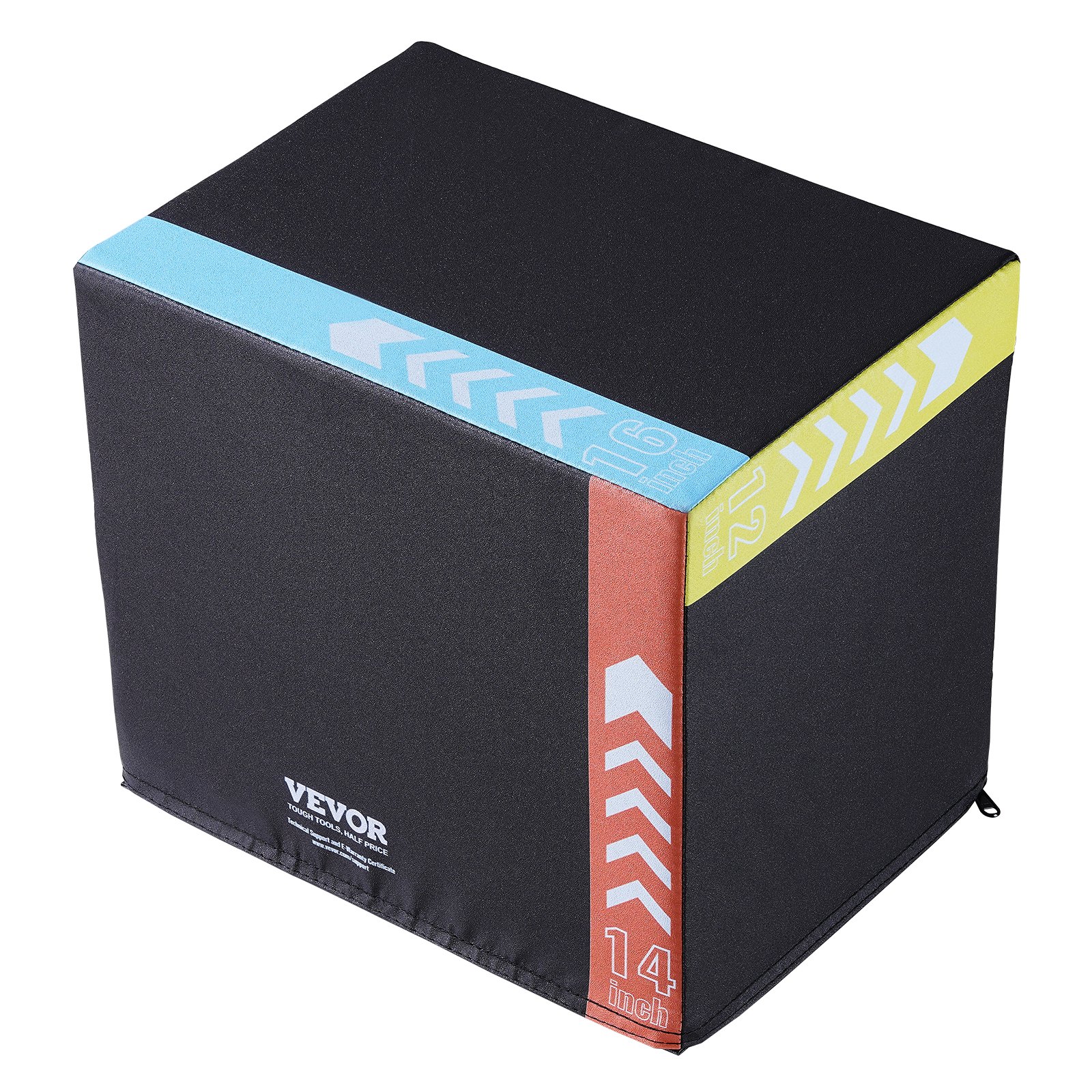Sweiko 3 in 1 Plyometric Jump Box, 16/14/12 Inch Cotton Plyo Box, Platform & Jumping Agility Box, Anti-Slip Fitness Exercise Step Up Box for Home Gym Training, Conditioning Strength Training, Black Sweiko 3 in 1 Plyometric Jump Box, 16/14/12 Inch Cotton Plyo Box, Platform & Jumping Agility Box, Anti-Slip Fitness Exercise Step Up Box for Home Gym Training, Conditioning Strength Training, Black