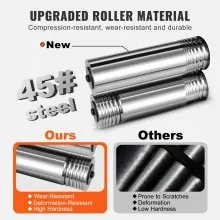 VEVOR Rolling Mill, 3"/76 mm Jewelry Rolling Mill Machine, 1: 2 Gear Ratio, 3-in-1 Multi-function Rolling Mill, 0.1-7mm Press Thickness for Metal Jewelry Making Sheet Square Wire Semicircle Pattern
