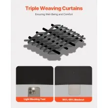 Blackout Curtains 63 Inch Length 2 Panels Set 42 Inch Wide Each for Bedroom
