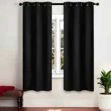 Blackout Curtains 63 Inch Length 2 Panels Set 42 Inch Wide Each for Bedroom