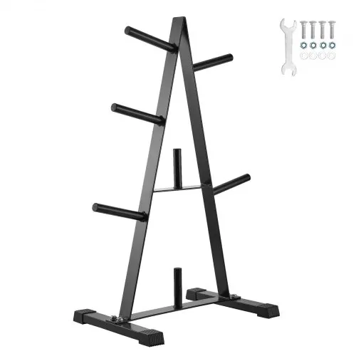 VEVOR Weight Plate Rack, A Frame Weight Plate Tree for 1-Inch