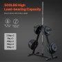 VEVOR Weight Plate Rack Weight Plate Tree Home Gym Barbell Storage Stand 2 inch