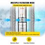 VEVOR Well Pump 3 HP, Submersible Well Pump 110V, Stainless Steel Deep Well Pump with 32.8 ft/10 m Cable, 42GPM Stainless Steel Deep Well Pump for Cities Farmland Irrigation and Home Use