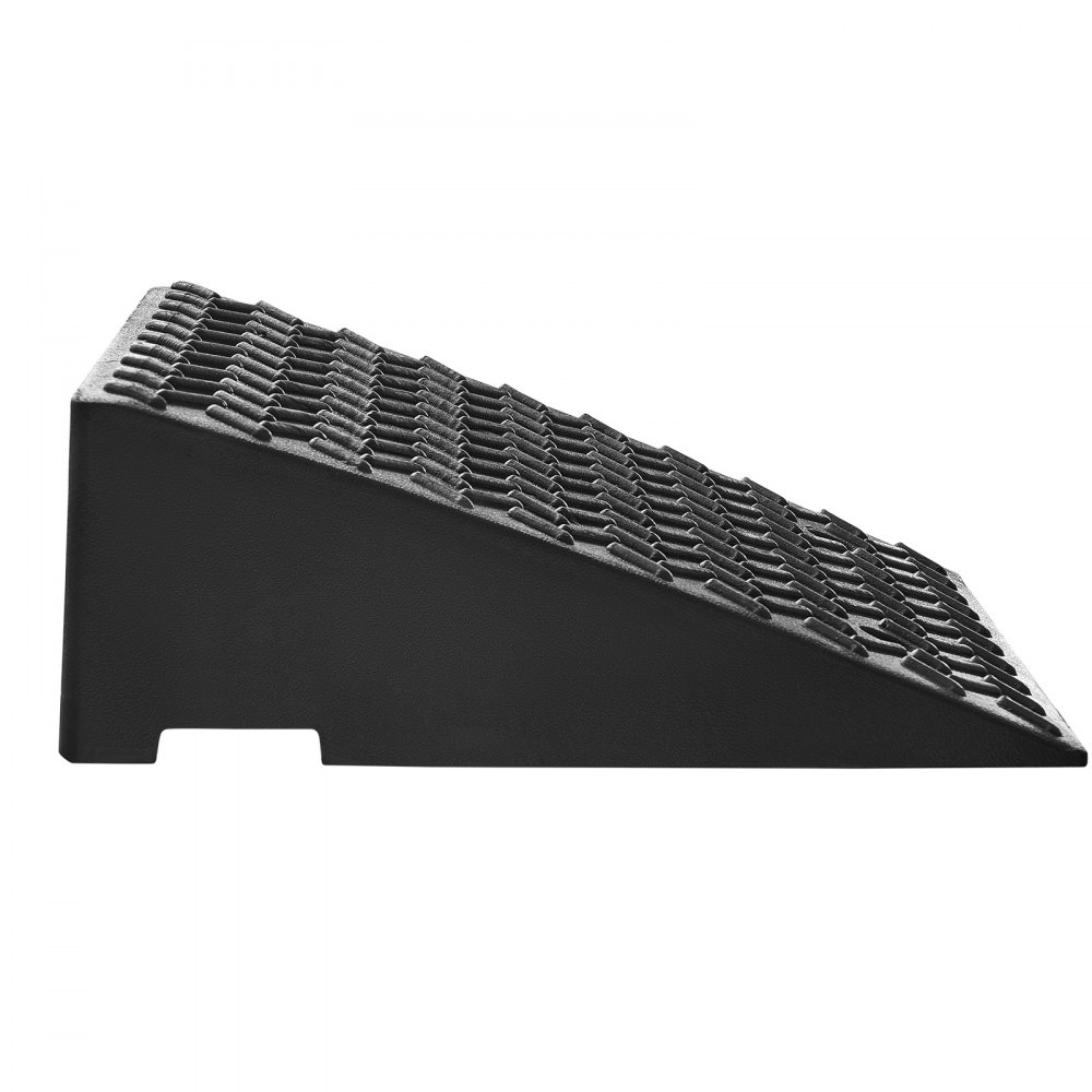 VEVOR Driveway Curb Ramp, 3.175 Tons Load Capacity, 17.8 cm Rise Height Heavy Duty Curbside Bridge Ramp with Drainage Tank for Wheelchairs, Strollers, Motorcycles, Cars, Lawn Mowers & Trailers, 2 Pack