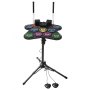 Electric Drum Set 9-Pad Stand Built-in Dual Speakers Light Up Sticks for Kids