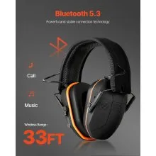 Safety Earmuffs Bluetooth Hearing Protection Ear Muffs Noise Reduction NRR23dB
