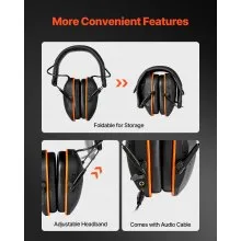 Safety Earmuffs Bluetooth Hearing Protection Ear Muffs Noise Reduction NRR23dB