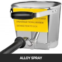 VEVOR 4 Jet Cement Mortar Spray Gun Stucco Sprayer 4 Jet Hopper Plaster Concrete Cement Sprayer Gun