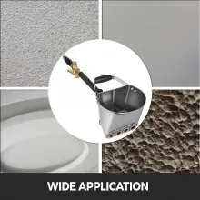 VEVOR 4 Jet Cement Mortar Spray Gun Stucco Sprayer 4 Jet Hopper Plaster Concrete Cement Sprayer Gun