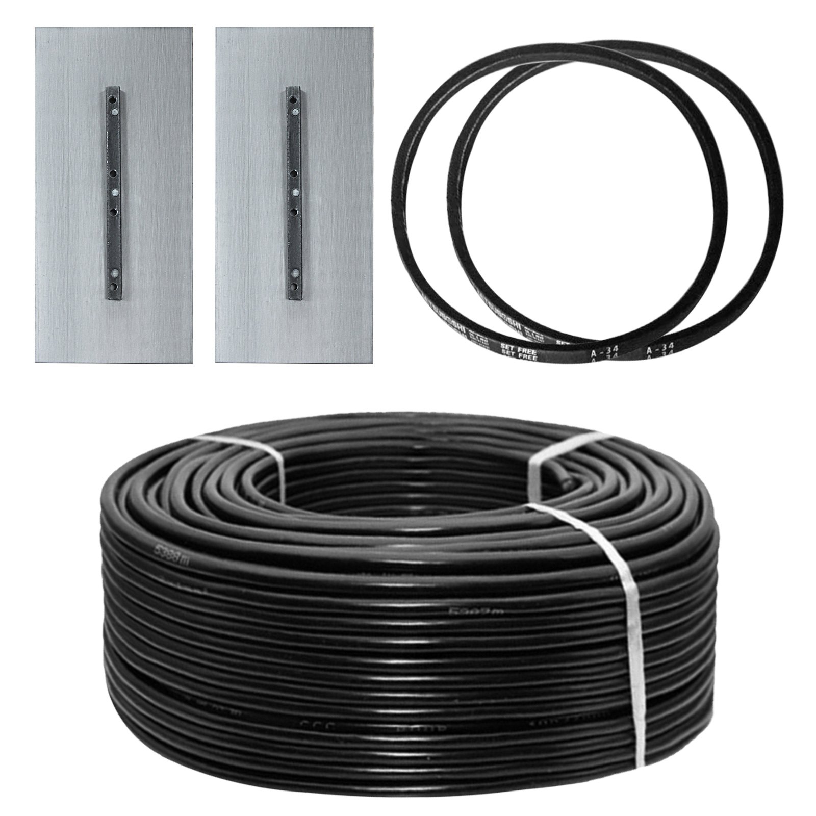 36" Walk Behind Electric Trowel Concrete Cement Surface Smooth Finish 2200W