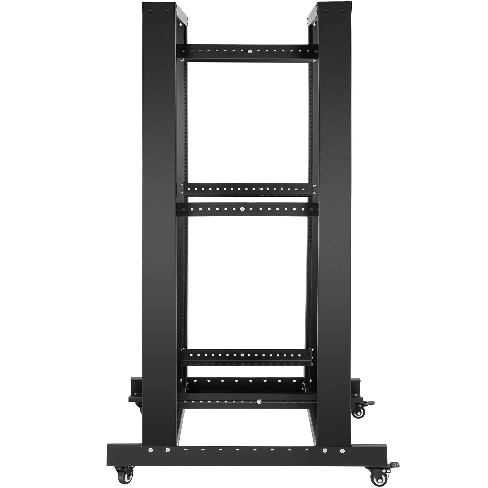 VEVOR Open Frame Server Rack Network Server Rack 27U 4 Post 19"/482mm Relay Rack