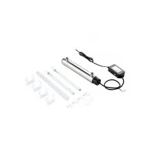 VEVOR UV Water Purifier, 12W 1GPM, 110V Versatile Ultraviolet Water Purifier Filter with Stainless Steel Housing, Whole House UV Water Filter with Quartz Sleeve Fit for Shower/Drinking/Cleaning