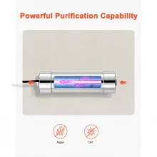 VEVOR 220V 8W UV Water Purifier 1GPM Ultraviolet Water Purifier Filter