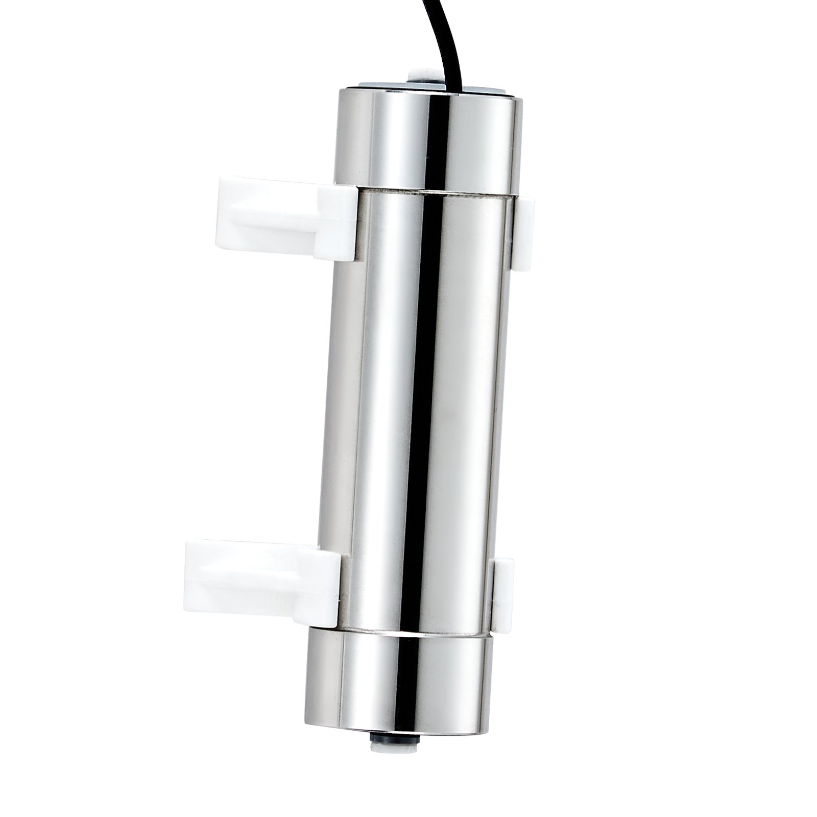 VEVOR UV Water Purifier, 8W 1GPM, 220V Versatile Ultraviolet Water Purifier Filter with Stainless Steel Housing, Whole House UV Water Filter with Quartz Sleeve Fit for Shower/Drinking/Cleaning