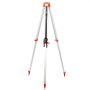 VEVOR 1.65M Aluminum Tripod + 5M 5 Section Dumpy Laser Level Staff for Rotary Laser Level