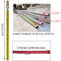 Vevor Super Combination 1.65m Aluminum Tripod + 5m Staff For Rotary Laser Leveltop
