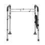 VEVOR toilet safety rail with padded handles and adjustable height settings for enhanced bathroom safety.