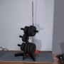 VEVOR Weight Plate Rack, L Frame Weight Plate Tree for 2-Inch Weight Plates, Standard Weight Plate Tree, 500 lbs Load Capacity Weight Storage Holder, Home Gym Barbell Rack Storage Stand, Black & Red