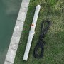 VEVOR Deep Well Submersible Pump, 1100W Input Power, 230V, 100 L/min Flow 75 m(246 ft) Head, with 20 m(65.62 ft) Cord, Stainless Steel Water Pump, for Industrial Irrigation and Home Use, IP68 Waterproof Grade