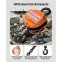 VEVOR Hand Chain Hoist, 1 Ton Capacity, Manual Chain Block with Upgrade G80 Galvanized Chain, 6 m Lifting Height, Heavy Duty Pulley Hoist for Garage Warehouse Automotive Machinery, Orange