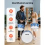 Kids Drum Set 3-Piece Junior Musical Drum Kit with 14 in Bass Drum (Blue)