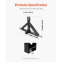 3 Point 2" Trailer Hitch Receiver Tractor Quick Hitch Adapter 3000lbs Capacity
