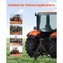 3 Point 2" Trailer Hitch Receiver Tractor Drawbar Quick Hitch Adapter for Kubota