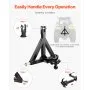 VEVOR 3 Point Trailer Hitch 2 in Receiver, 3pt Quick Hitch Attachment with 3 Trailer Balls, Tractor Tow Drawbar Adapter, Compatible with Kubota, Mahindra, Ford, Yanmar, John Deere, Massey Ferguson