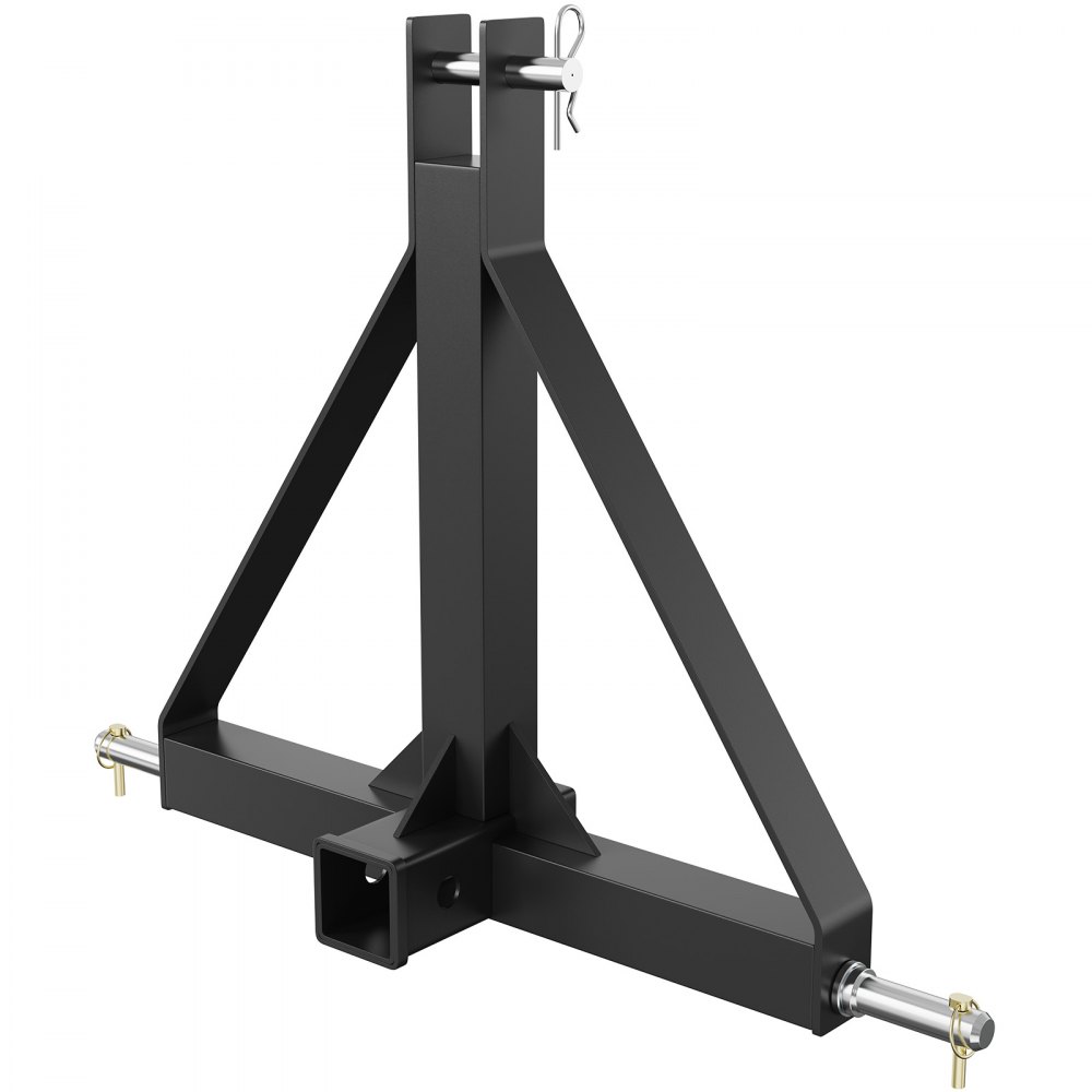 VEVOR 3 Point Hitch Receiver, 3 Point 2" Receiver Trailer Hitch Κατηγορία 1 Προσαρμογέας ράβδου ρυμούλκησης τρακτέρ με καρφίτσες, Συμβατό με Kubota, Mahindra, Ford, Yanmar, John Deere, Massey Ferguson
