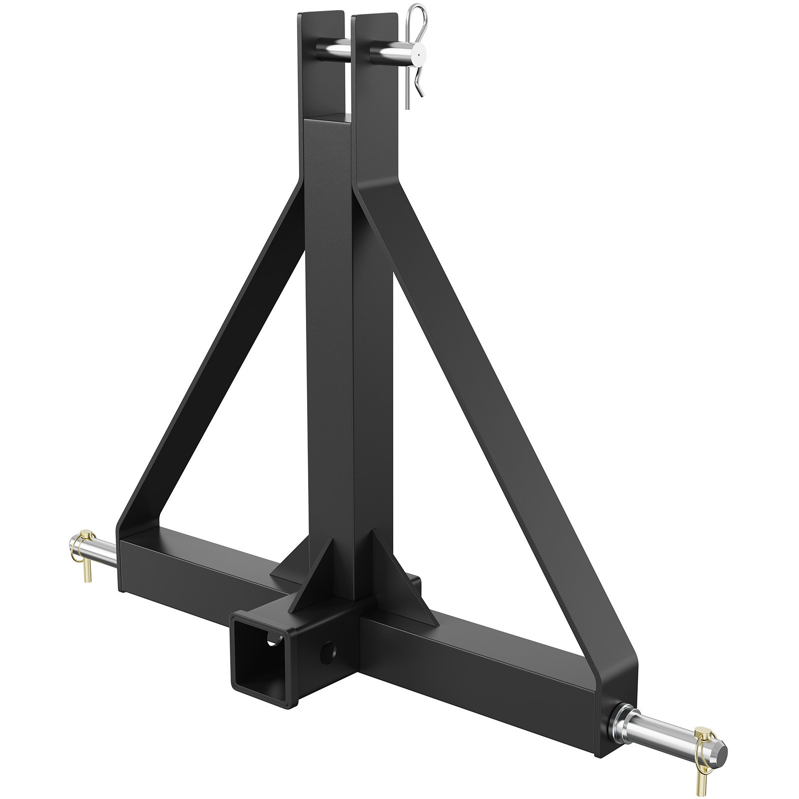 VEVOR 3 Point Hitch Receiver, 3 Point 2" Receiver Trailer Hitch Κατηγορία 1 Προσαρμογέας ράβδου ρυμούλκησης τρακτέρ με καρφίτσες, Συμβατό με Kubota, Mahindra, Ford, Yanmar, John Deere, Massey Ferguson