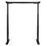VEVOR Standing Desk Frame Dual Motor, Electric Adjustable 100-180 cm Extension Length, 3 Memory Height Settings Stand Up Table Legs, Sit to Stand Desk Leg Riser for Office Home Base Worksation, Black