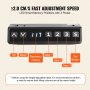 control panel of the VEVOR standing desk frame featuring led, up-down buttons, 3 presets, and set button.