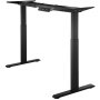VEVOR Elektrisk Ståbordsstel Dobbeltmotor Justerbar 70-117 cm H Sort