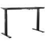 VEVOR Elektrisk Ståbordsstel Dobbeltmotor Justerbar 70-117 cm H Sort