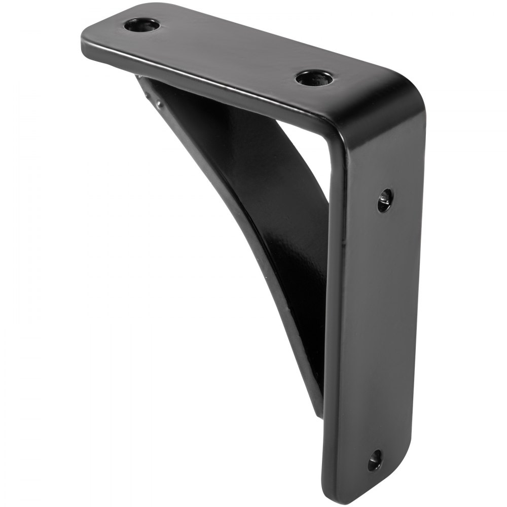 Heavy Duty Shelf Brackets Floating Shelf Supporter Wall Mount Black 2 Pack 450lb