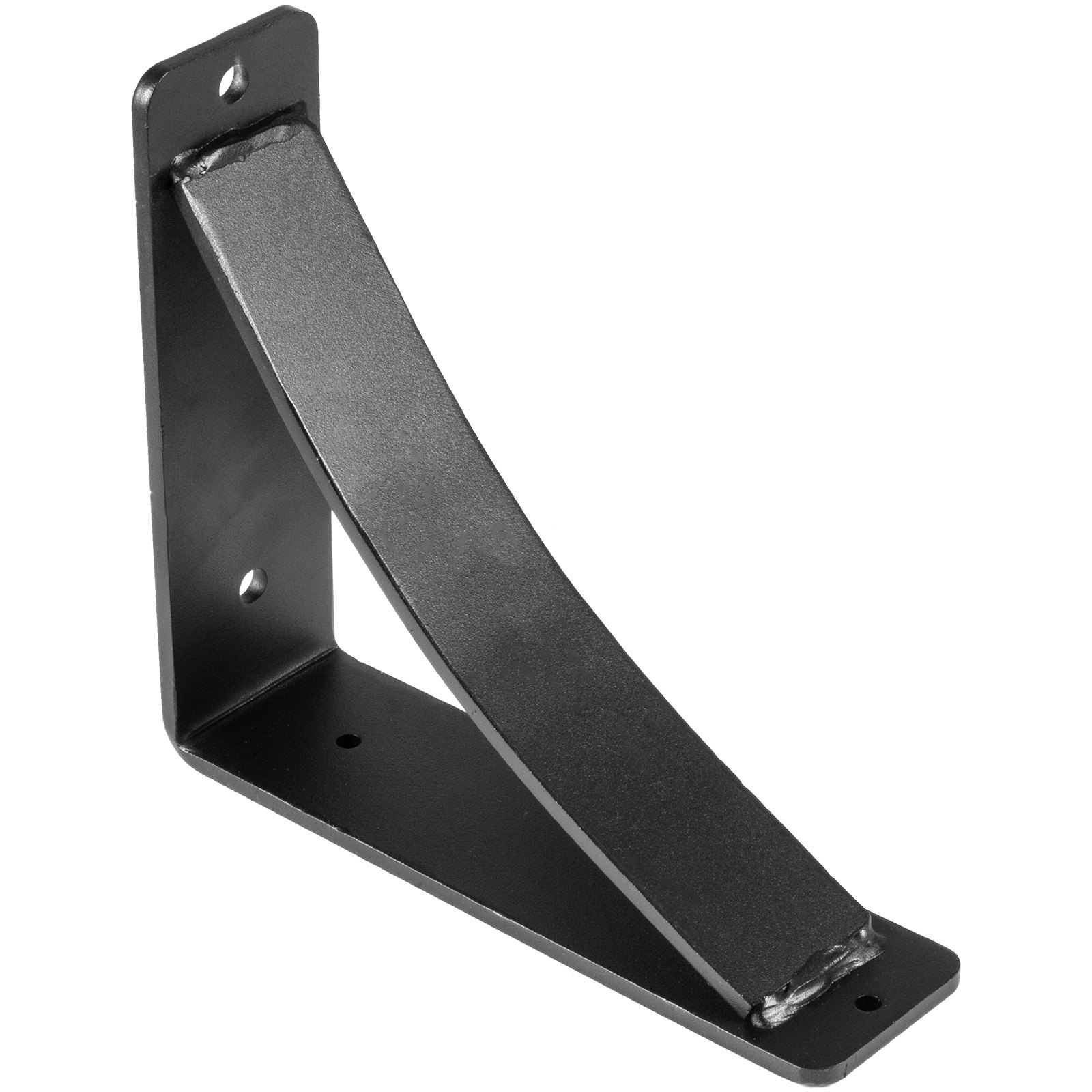 Βάση στήριξης ραφιών VEVOR Heavy Duty 2 Pack, Floating Shelf Bracket 8x9x2,5", 450lbs Load Garage Workshop Home Steel ράφι στηρίγματα Χειροποίητη συγκολλημένη βάση στήριξης ραφιού Τριγωνικό Τοίχο Ματ Μαύρο DIY Rustic