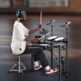 VEVOR Electric Drum Set, 32 Drum Kits & 480 Sounds Electronic Drum Kit, USB MIDI Supported 10 in Quiet Mesh Snare Electric Drum Set with 10 in Cymbals Drum Sticks & Pedals, for Beginners & Adults