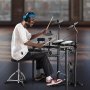 VEVOR Electric Drum Set, 32 Drum Kits & 480 Sounds Electronic Drum Kit, USB MIDI Supported 8 in Quiet Mesh Snare Electric Drum Set with 10 in Cymbals Drum Sticks & Headphone, for Beginners & Adults