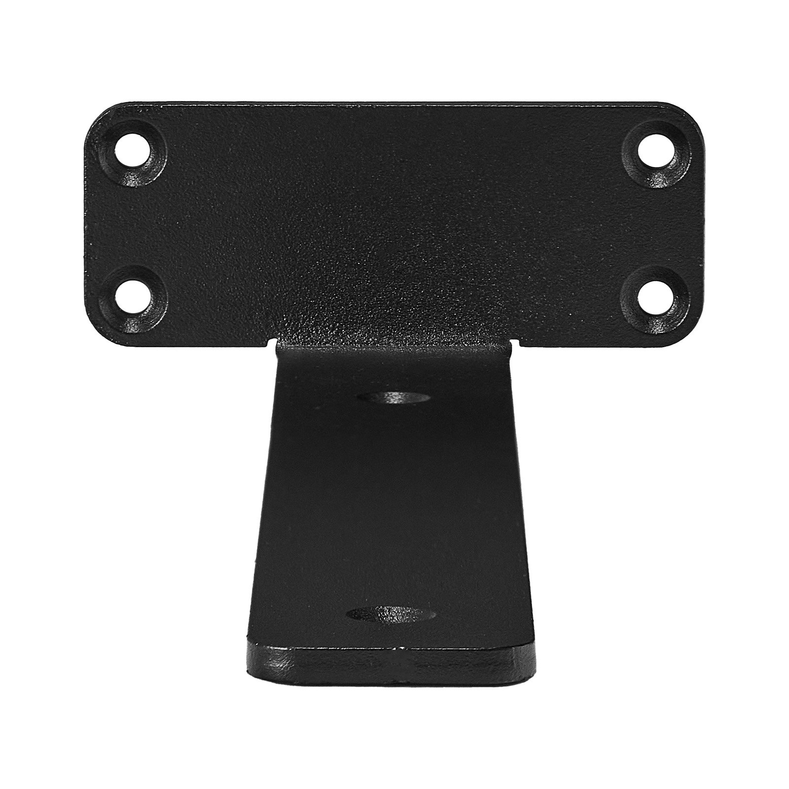 black VEVOR shelf brackets with four mounting holes for easy and secure installation.