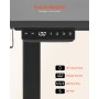 VEVOR L Shaped Desk Electric Adjustable Height Corner Gaming Desk with 2 Hooks