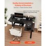 VEVOR L Shaped Desk Electric Adjustable Height Corner Desk with Keyboard Tray