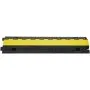 VEVOR - Rampa protectora de cables (5 unidades, 2 canales, capacidad de 22 000 lb/eje), resistente cubierta de TPU para cables, protector de manguera para rampa de entrada, reductor de velocidad con cubierta superior abatible de TPR, para interiores y exteriores