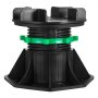 VEVOR Deck Blocks 8 PCS, 2200 lbs / 997.90 kg Load Capacity Deck Support Plastic Pedestal Paver, Raising 3.54 - 4.65 inch / 90 - 118 mm, Height Adjustable Shed Foundation Base for Wood Concrete Metal