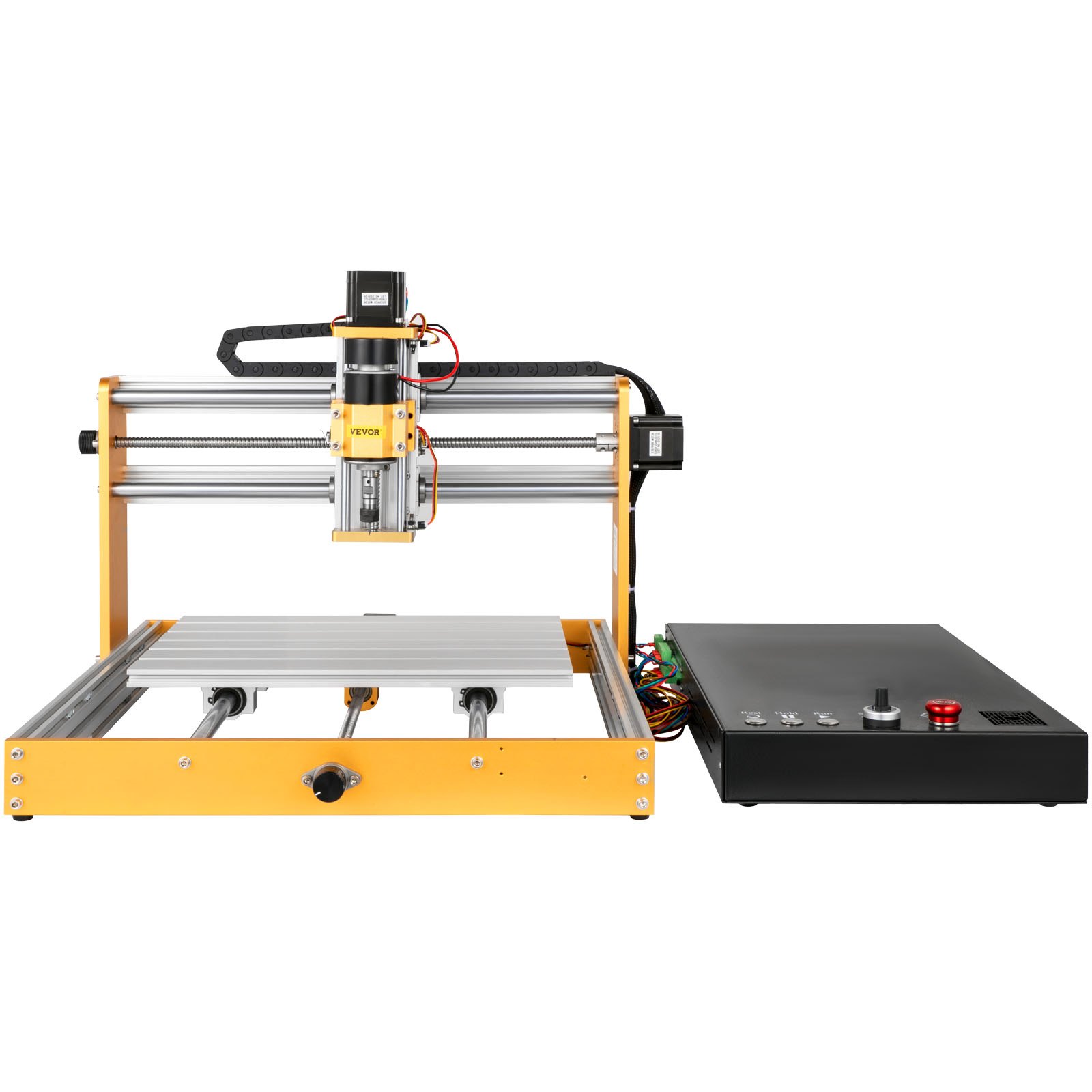 VEVOR CNC Router Machine, 3040 Engraver Milling Machine with Offline Controller Limit Switches Emergency-stop, DIY 3 Axes Cutting Kit for Wood Metal Acrylic MDF, 400 x 300 x 100 mm Large Working Area