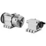 VEVOR Dividing Head, K11-100mm 3-Jaw Chuck, CNC Router Milling Machine Rotational Axis 4th Axis A Axis Indexing Head, 66 mm(2.6")/65 mm Center Height MT2 Tailstock 6:1 Gear Ratio, Universal for Engraving